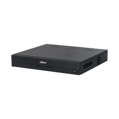NVR Dahua 64 canales 16 PoE soporta 4 HDD hasta 16TB IA protección Perimetral AN DHI-NVR5464-16P-EI